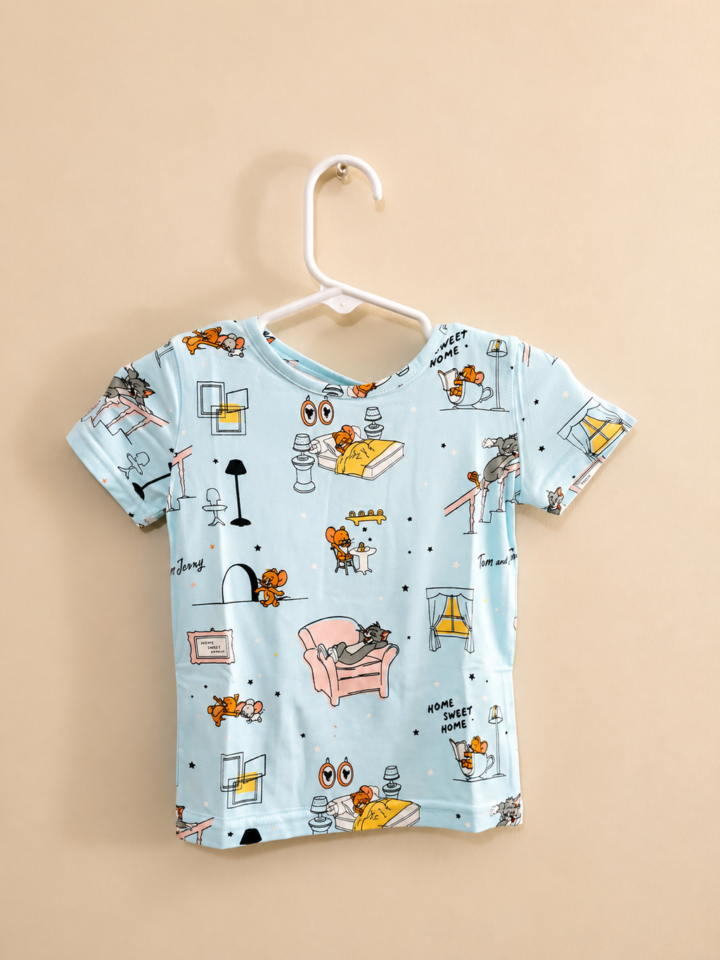 Timeless Trouble💙⏳ - Tom and Jerry 2-Piece Bamboo Short Set