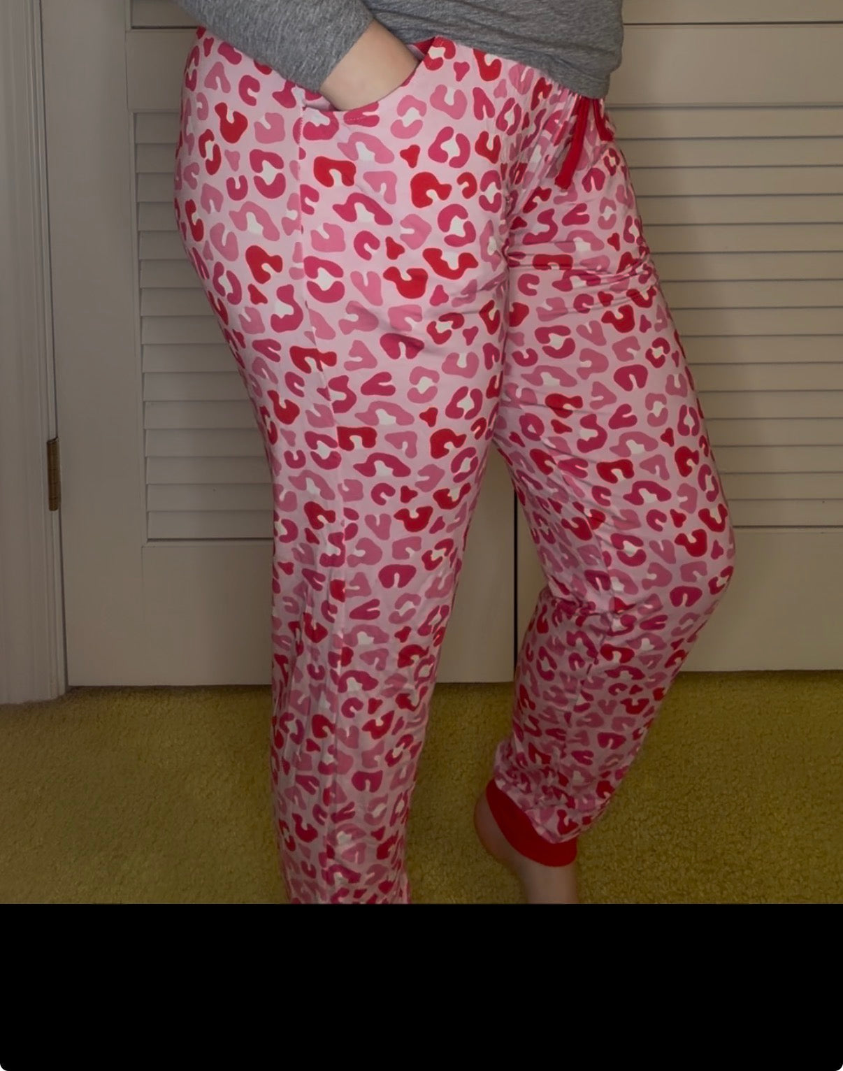Pink Leopard Mama Joggers