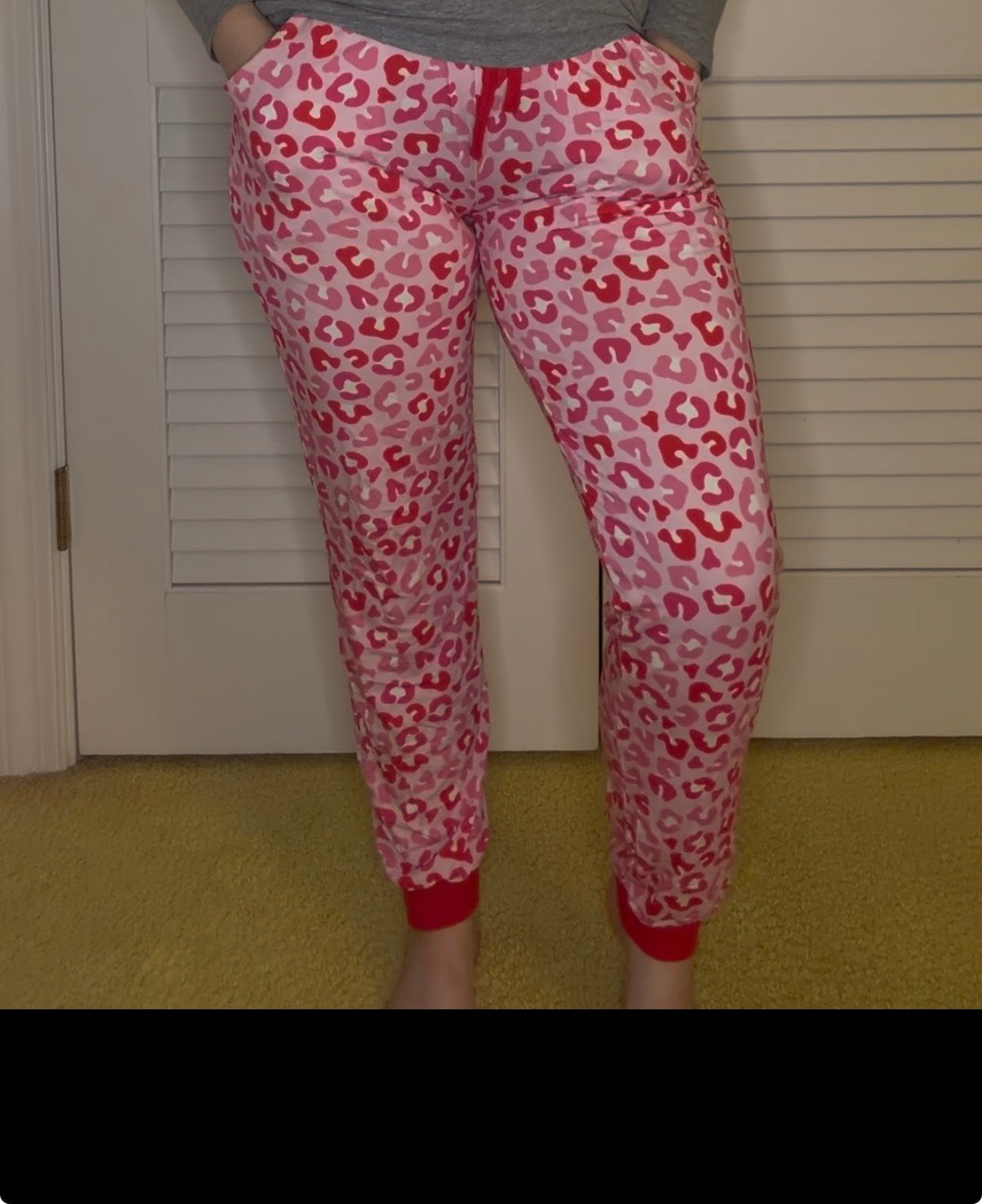 Pink Leopard Mama Joggers