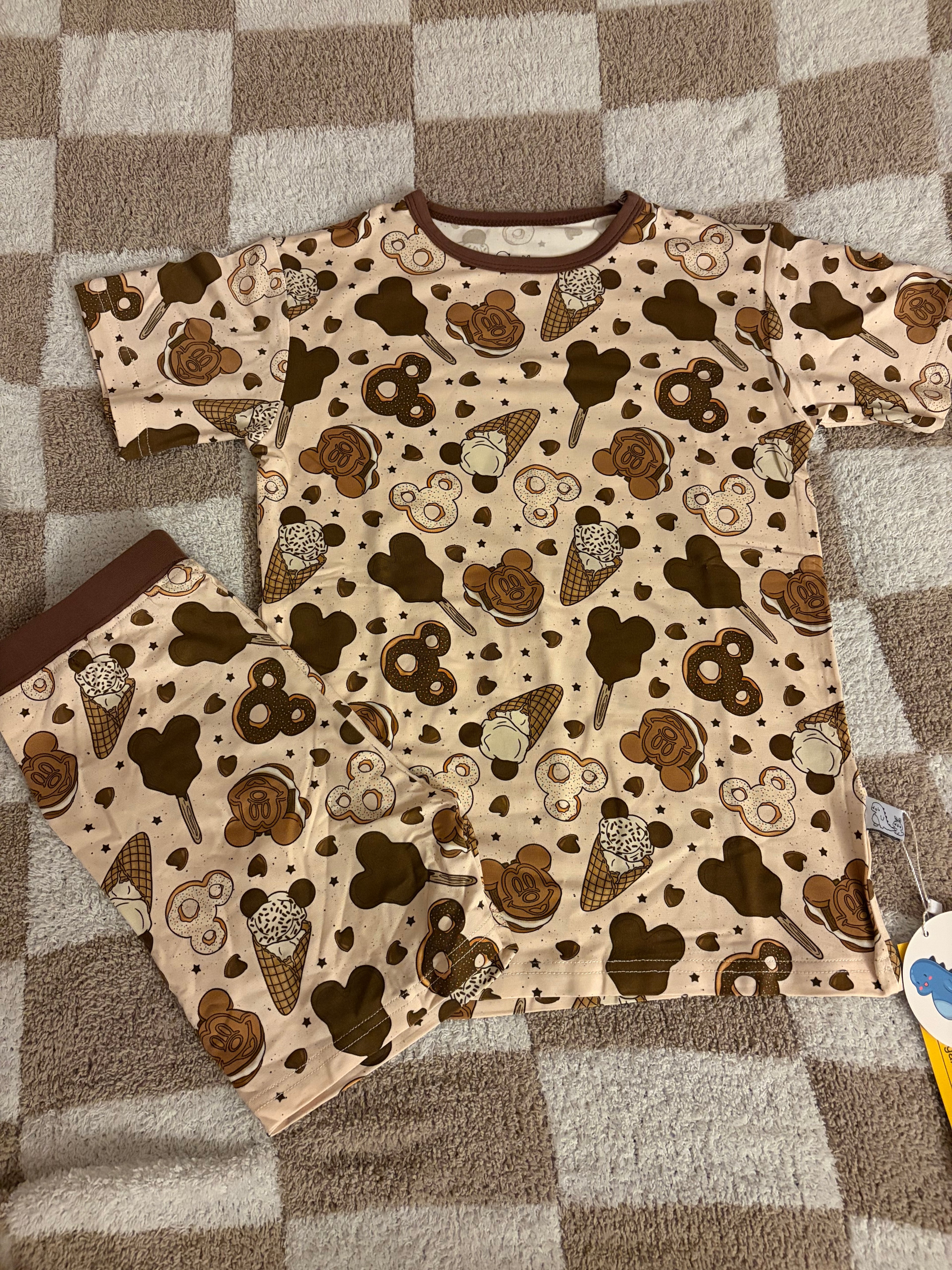 Mickey Mouse Summer Treats Short sleeve short set