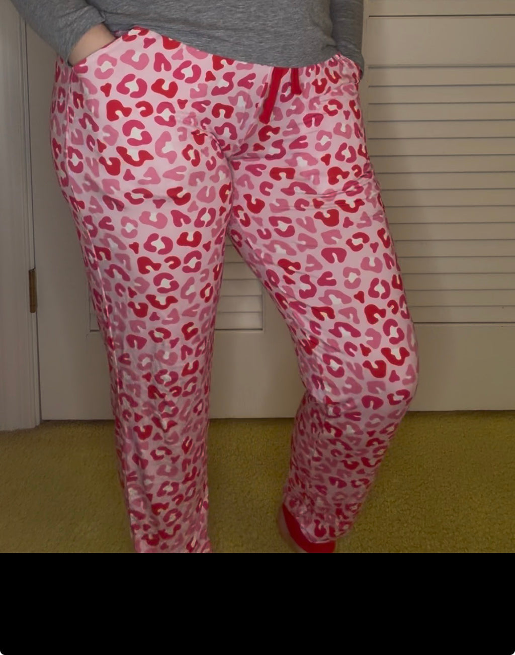 Pink Leopard Mama Joggers