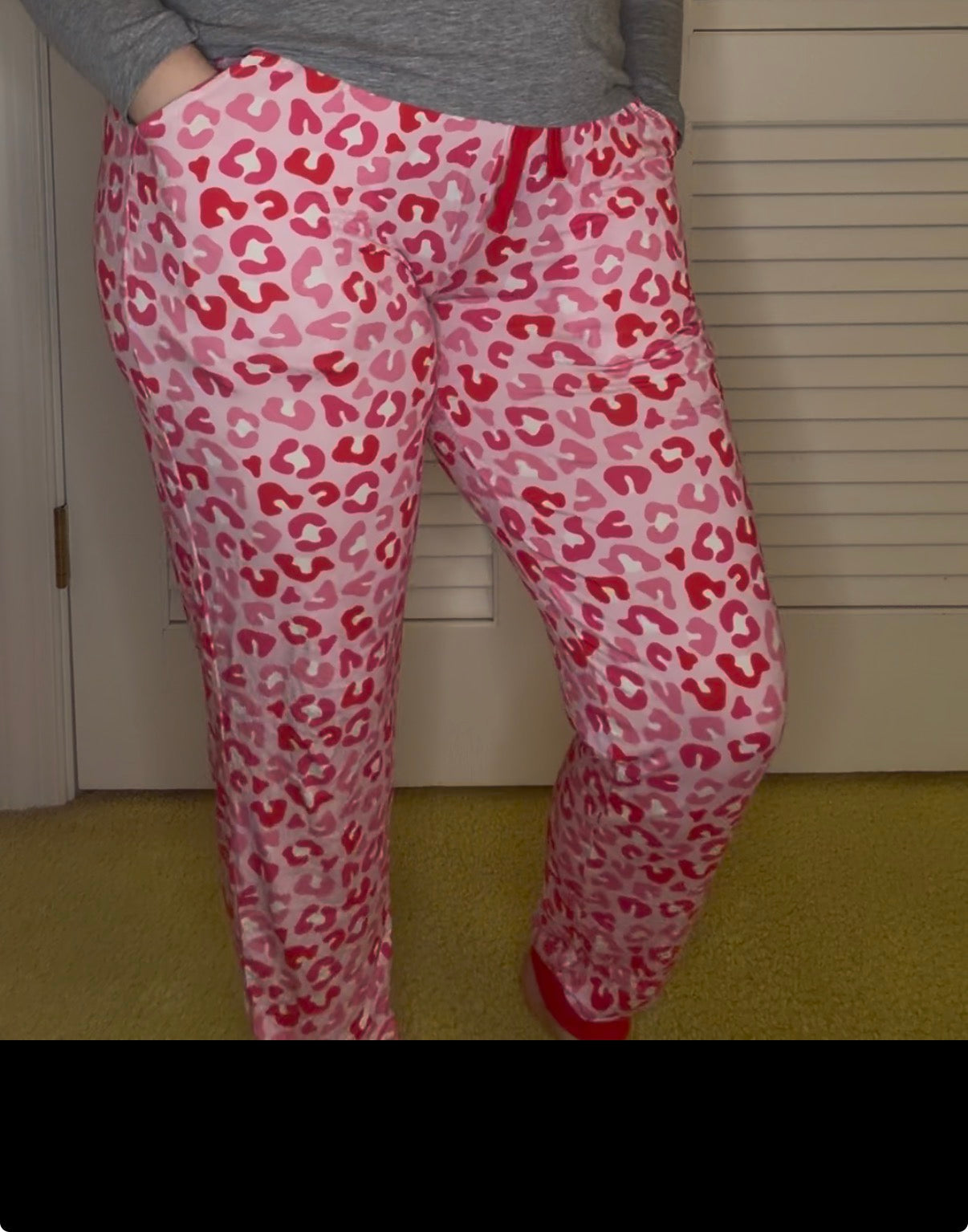 Pink Leopard Mama Joggers