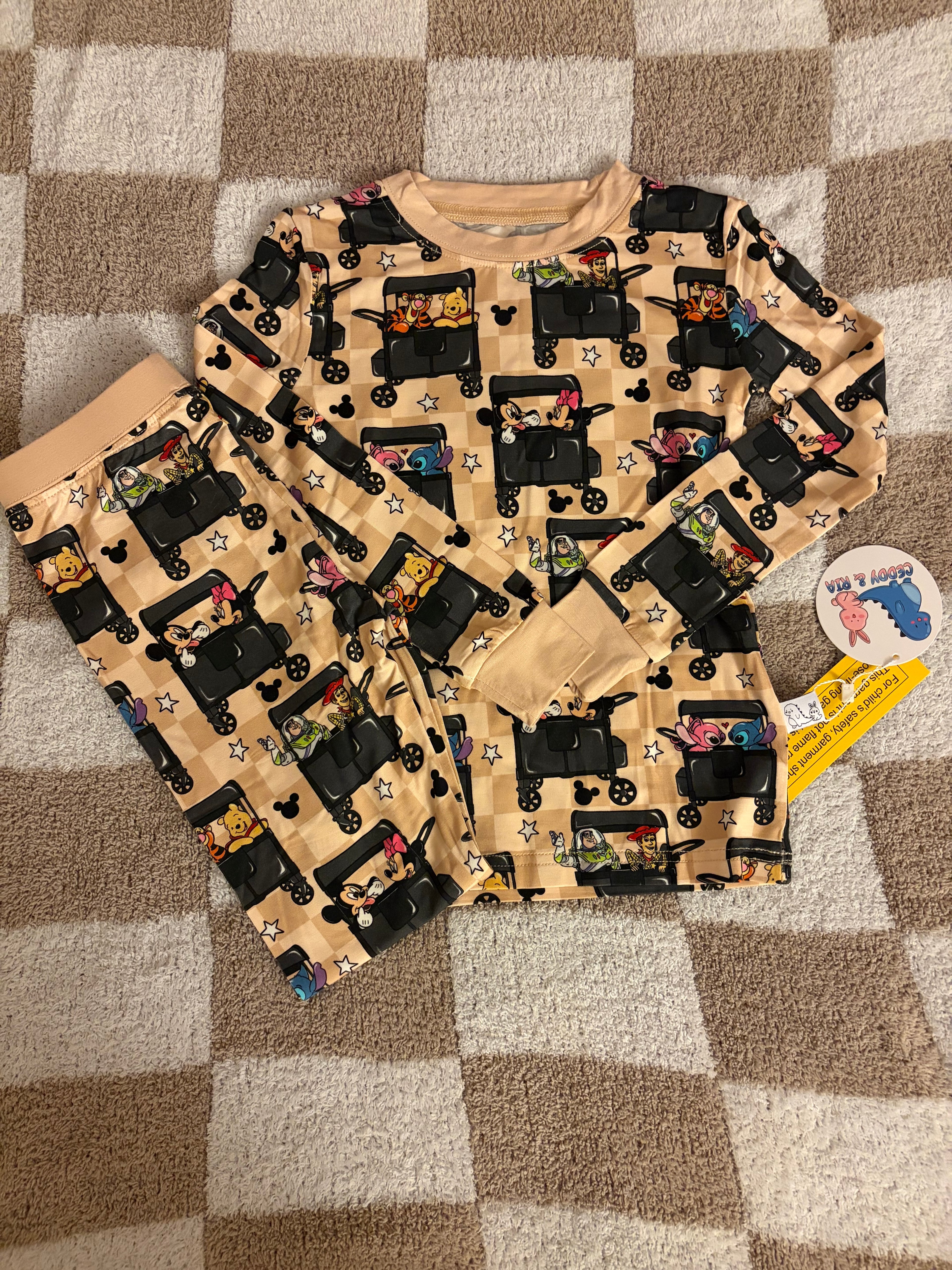 Disney Wagon Buddies Long sleeve pant set