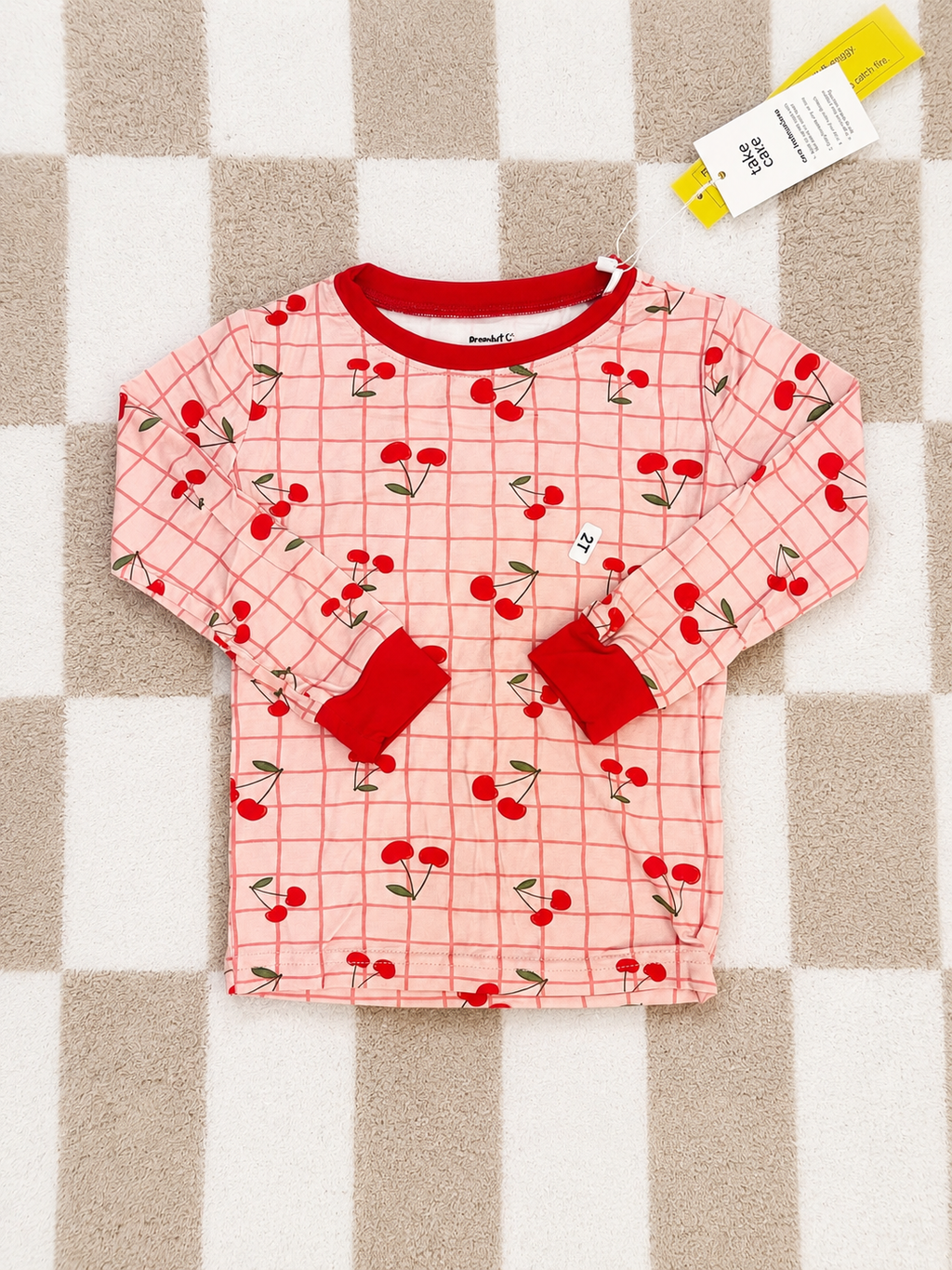 Cherry Sweetheart 🍒Bamboo Long Sleeve & Pant Set