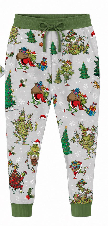 PREORDER - Holiday Heist🎄💚 - Adult Joggers