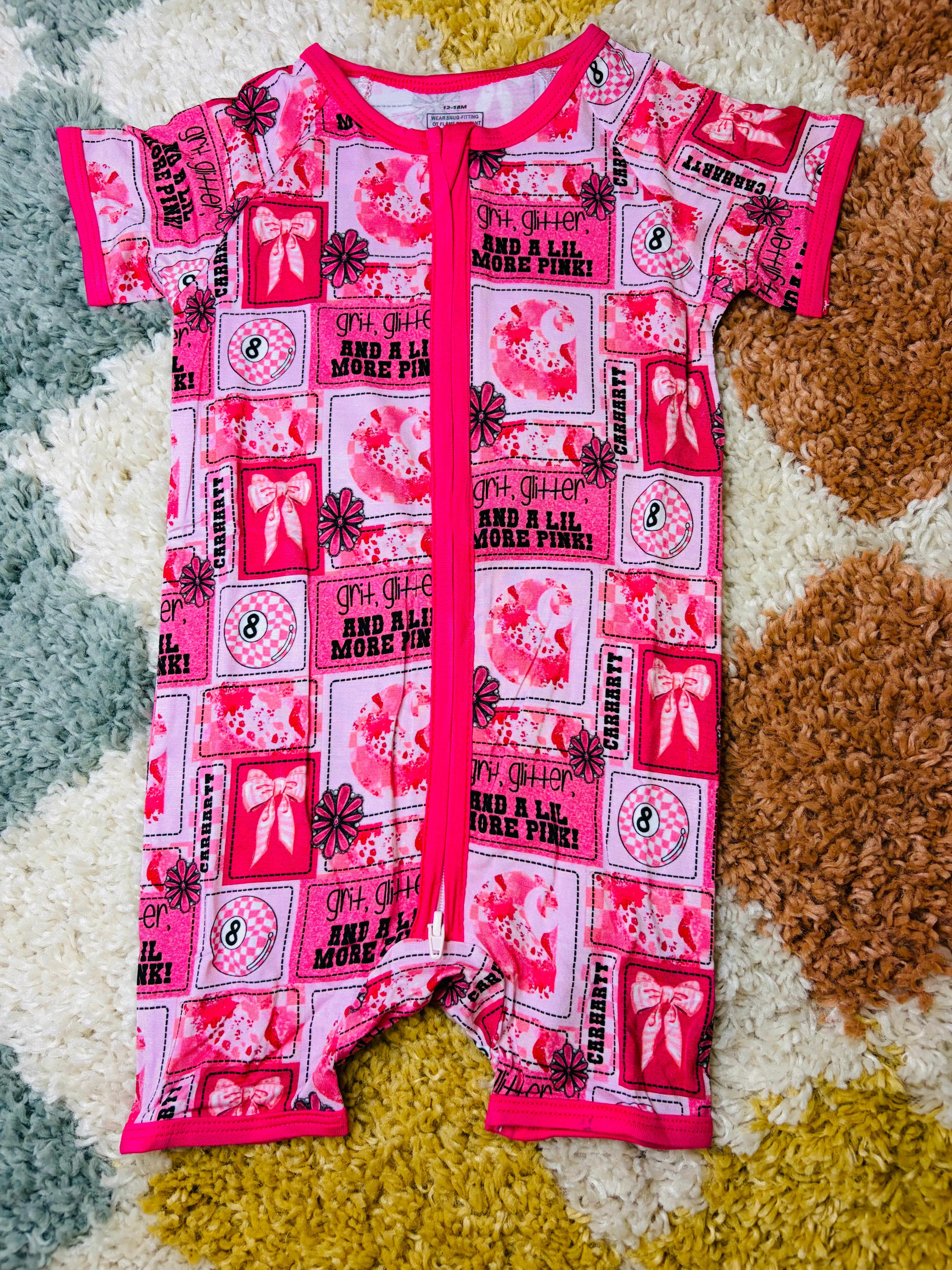 Grit, Glitter and a Bit more Pink Shortie