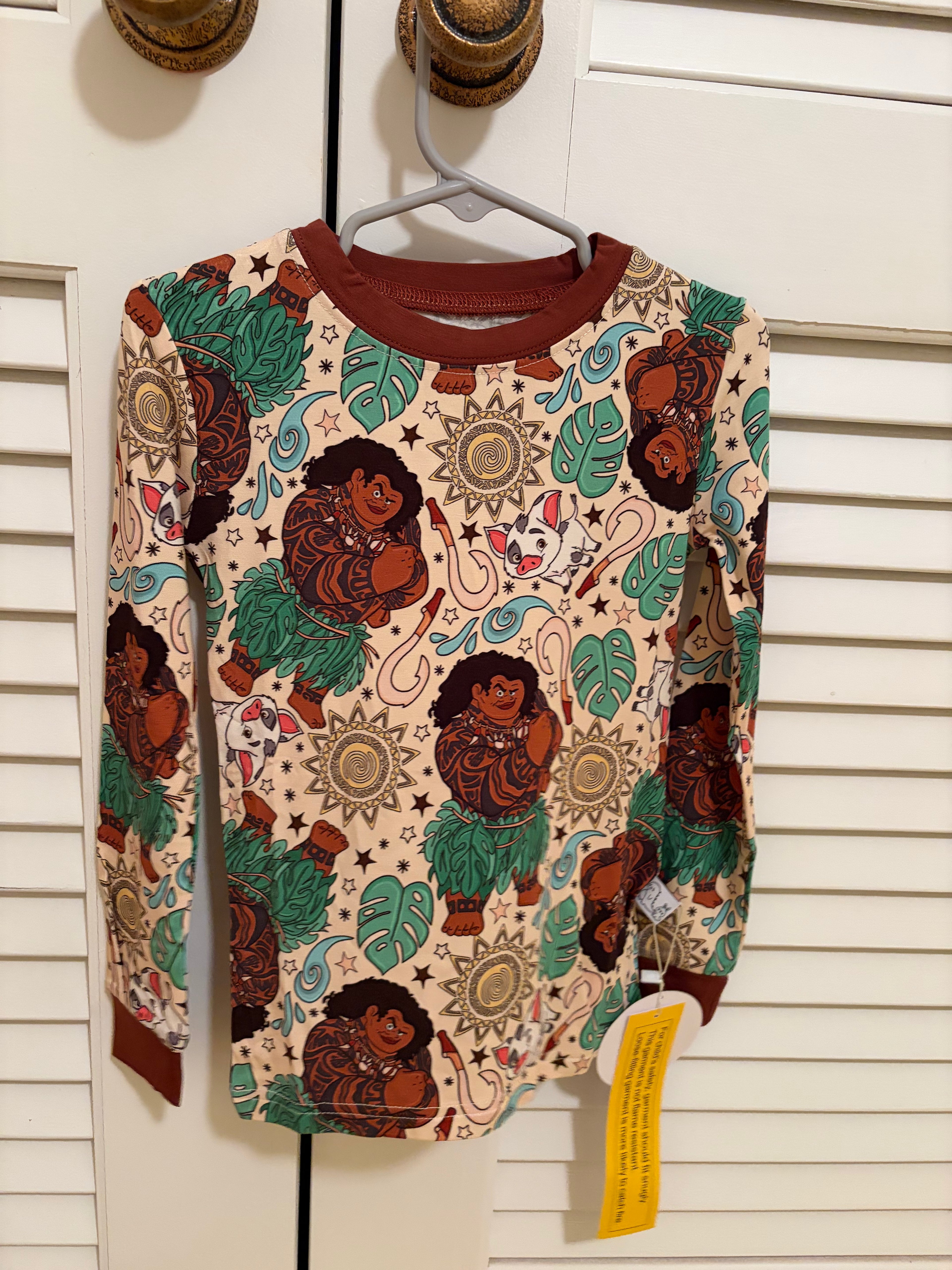 Disney Maui Long Sleeve and Pant Bamboo Set