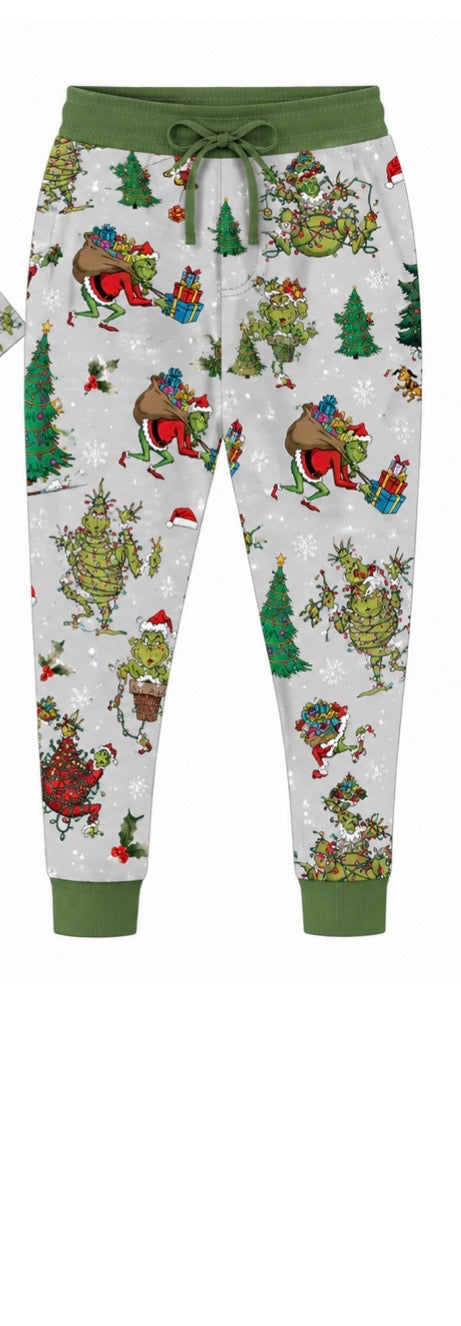 PREORDER - Holiday Heist🎄💚 - Adult Joggers